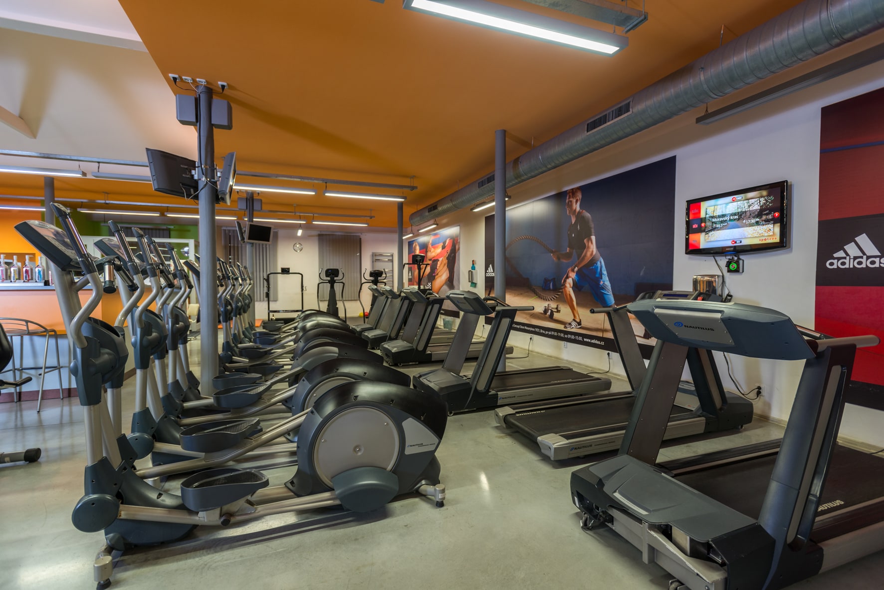 Cardio area at Big One Fitness